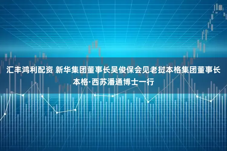 汇丰鸿利配资 新华集团董事长吴俊保会见老挝本格集团董事长本格·西苏潘通博士一行